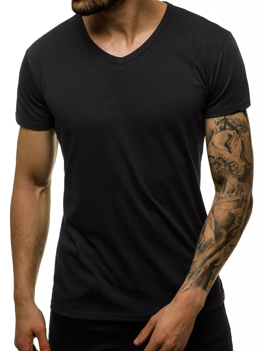 Men's black T-shirt Dimel