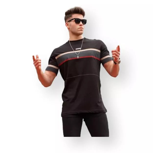 Men's black T-shirt Geoffrey