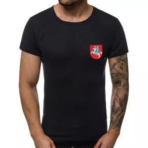 Black men's T-shirt Coat of Arms