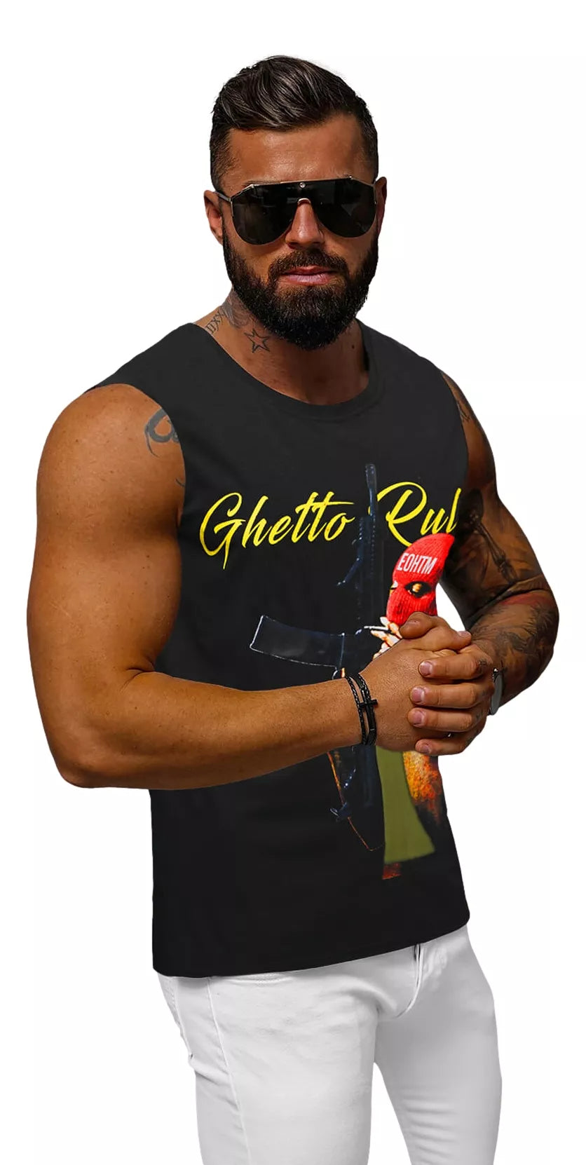 Men's black T-shirt Rules