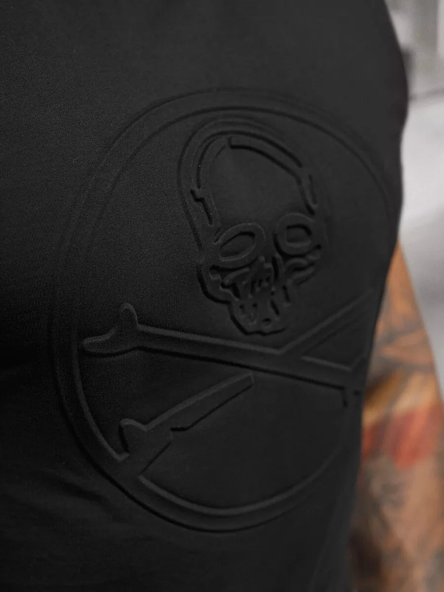 Men's black T-shirt Skull