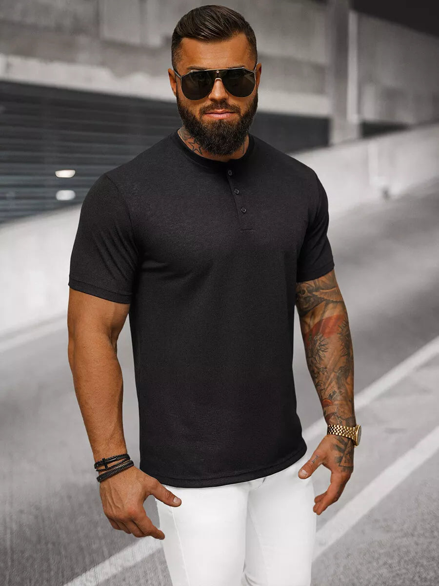 Men's black T-shirt Totem