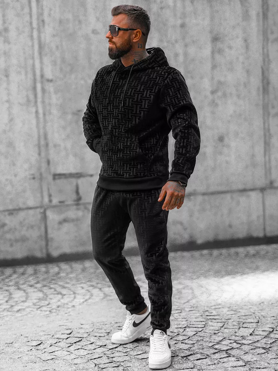 Black men's tracksuit Lirom