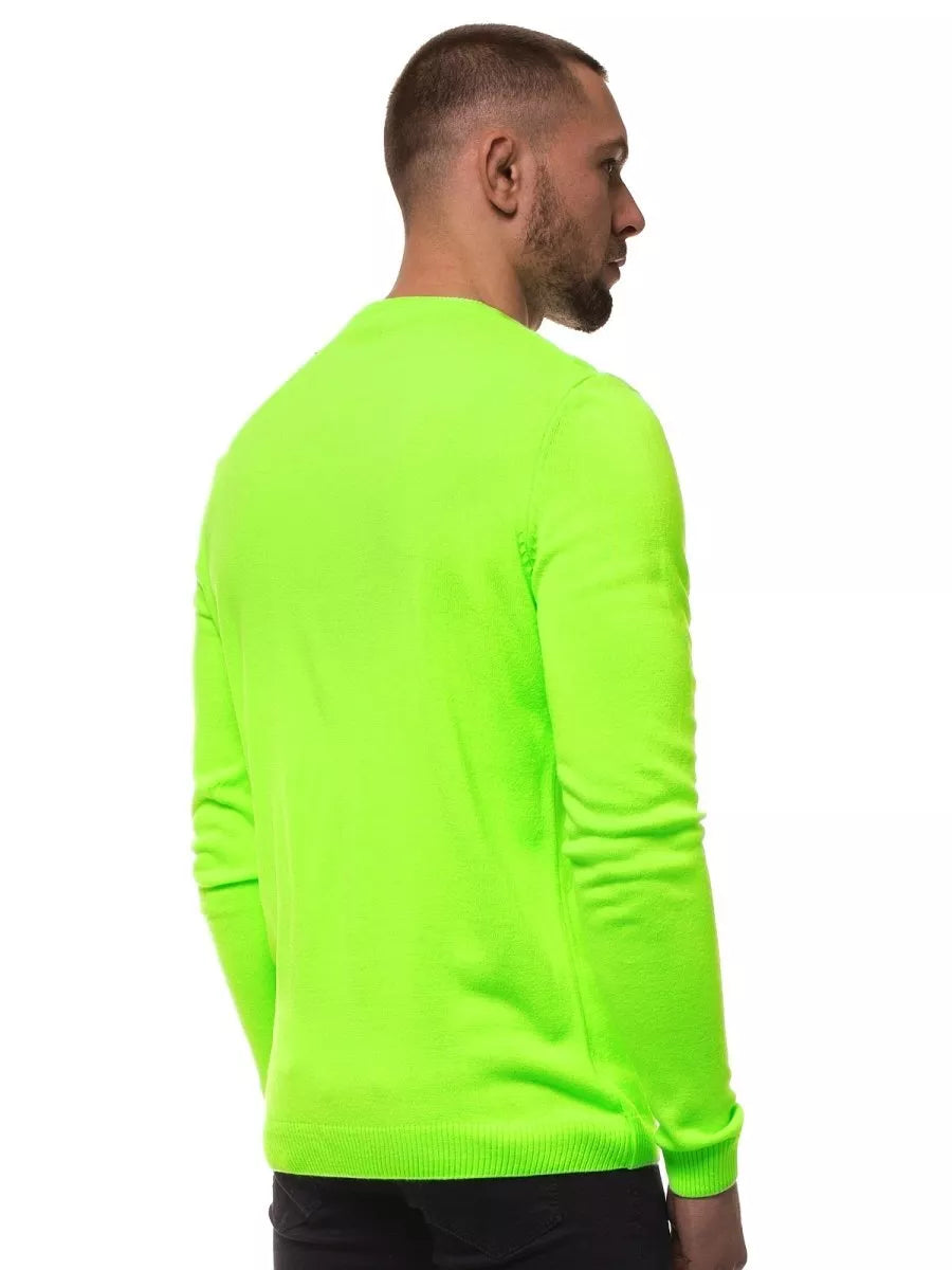 Men's neon green stylish sweater Duril