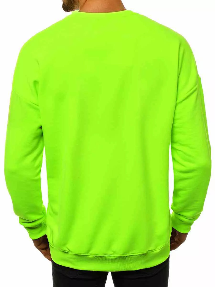 Men's neon green stylish sweater Mexico