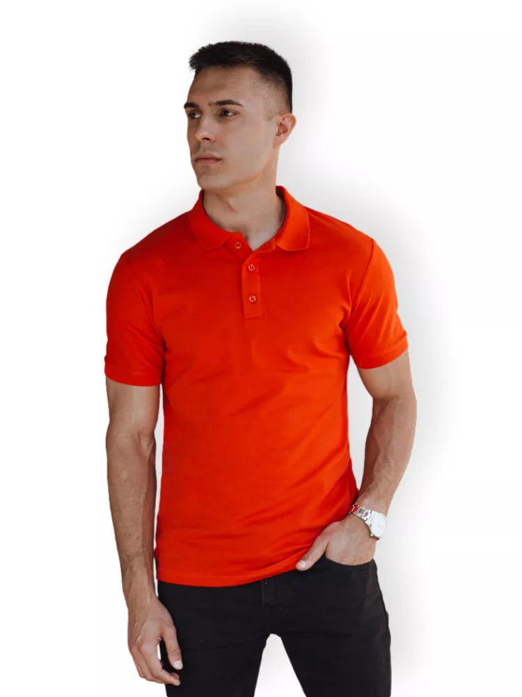 Men's orange polo shirt Metrol