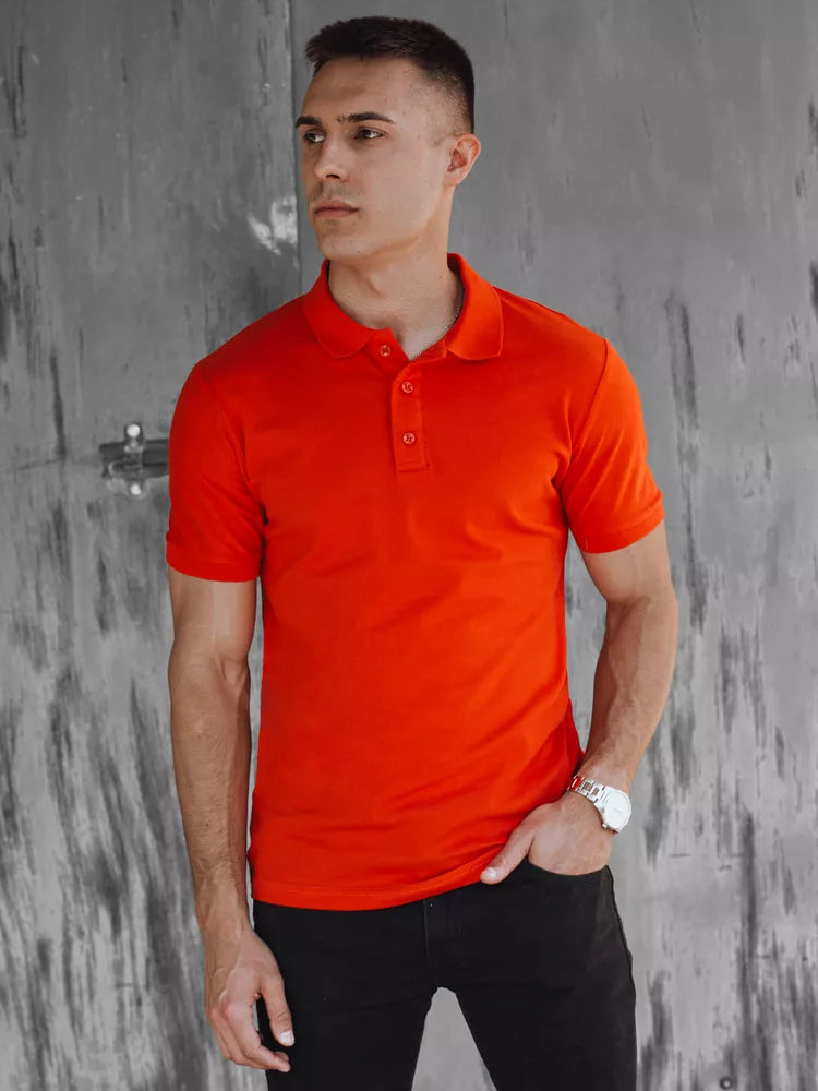 Men's orange polo shirt Metrol