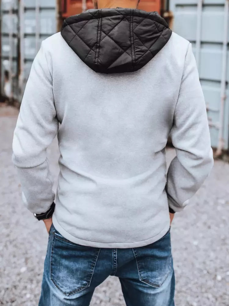 Men's gray hooded jacket Nomad