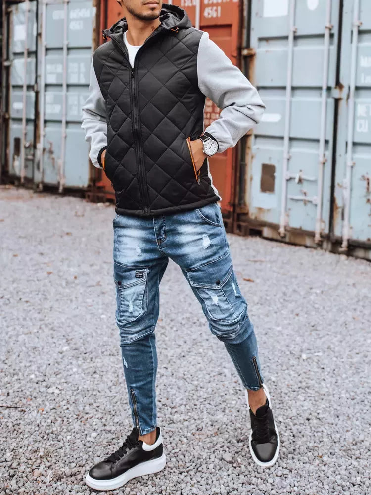 Men's gray hooded jacket Nomad