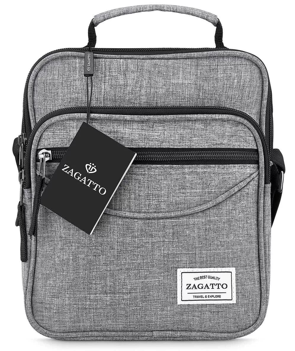 Men's gray handbag Kornel