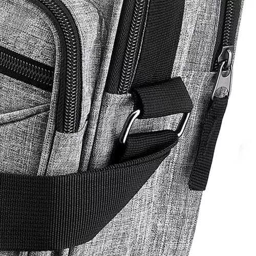 Men's gray handbag Kornel