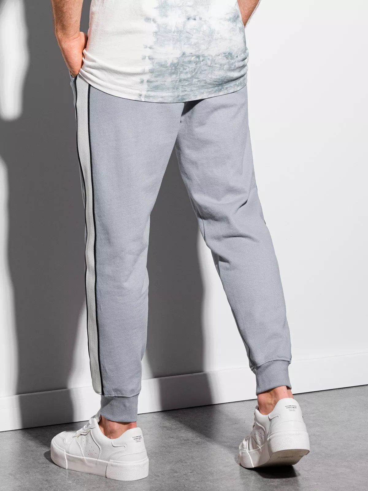 Men's gray casual pants Libam 