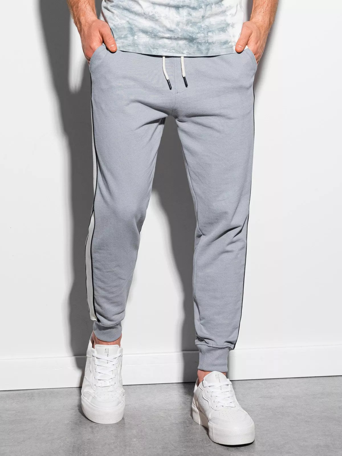 Men's gray casual pants Libam 