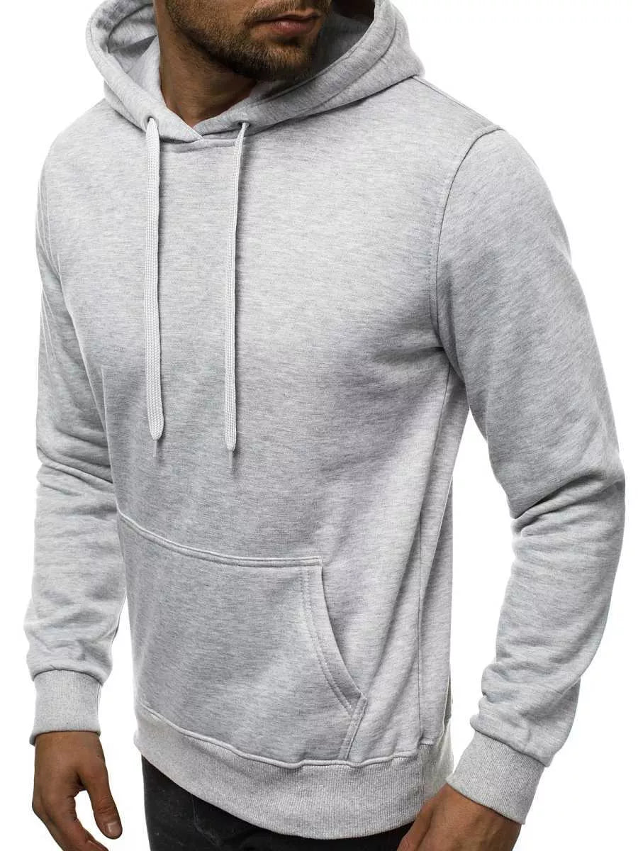 Men's gray hoodie Buvoli