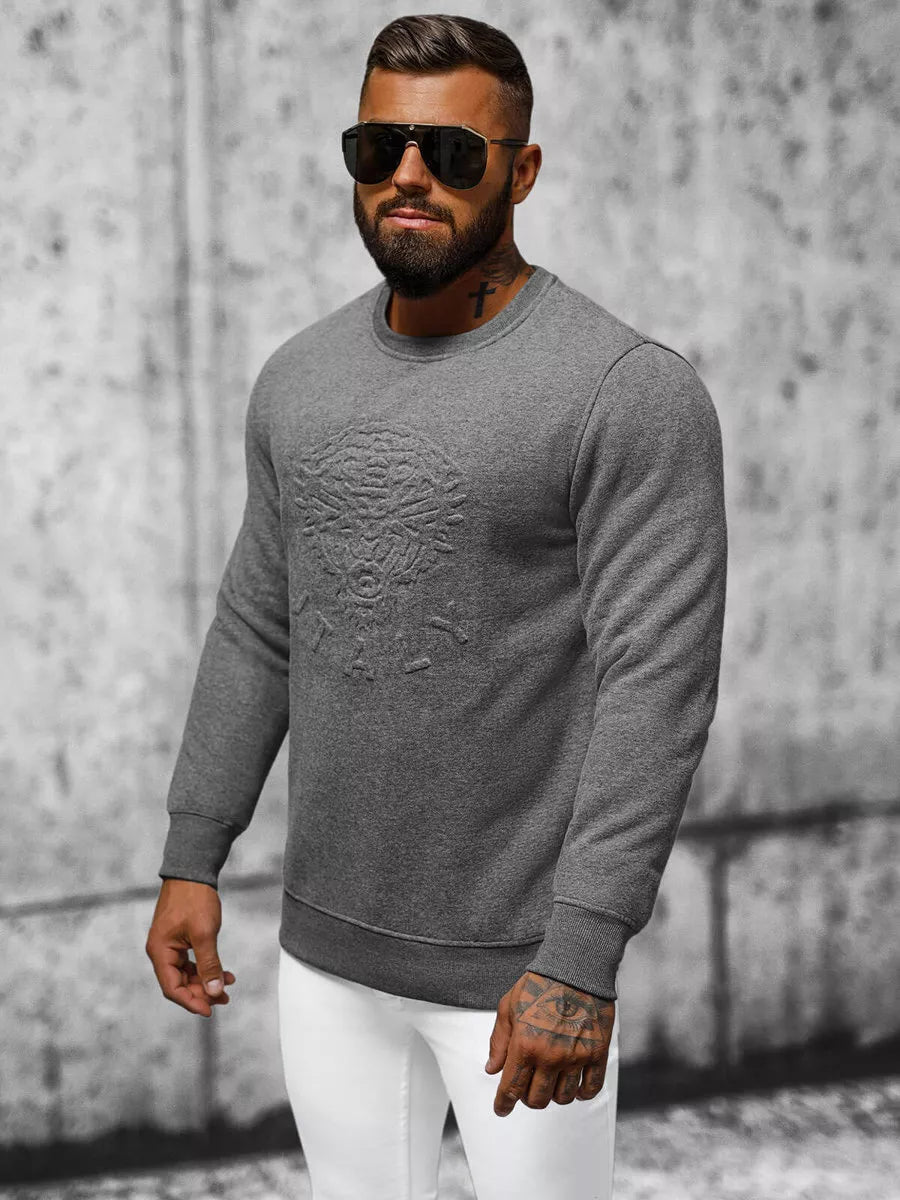 Men's gray sweater Italy