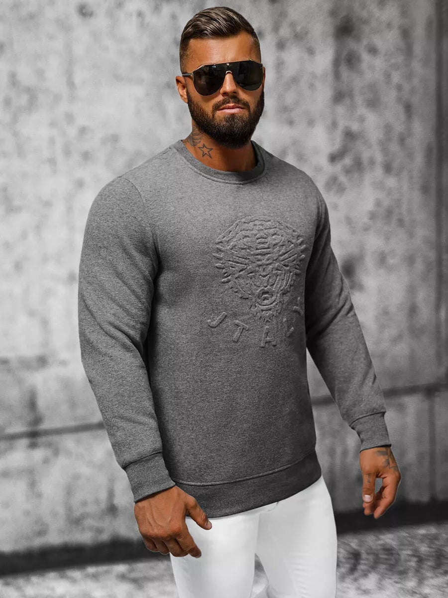 Men's gray sweater Italy