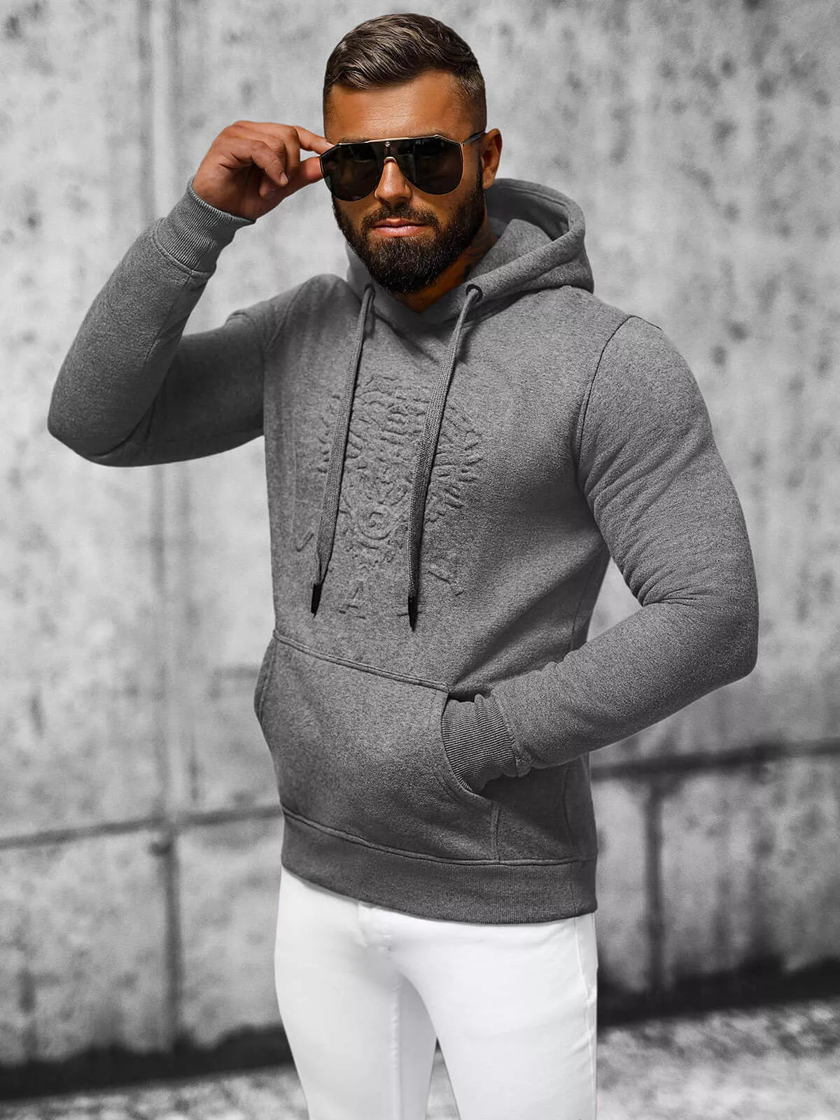 Men's gray sweater Luke