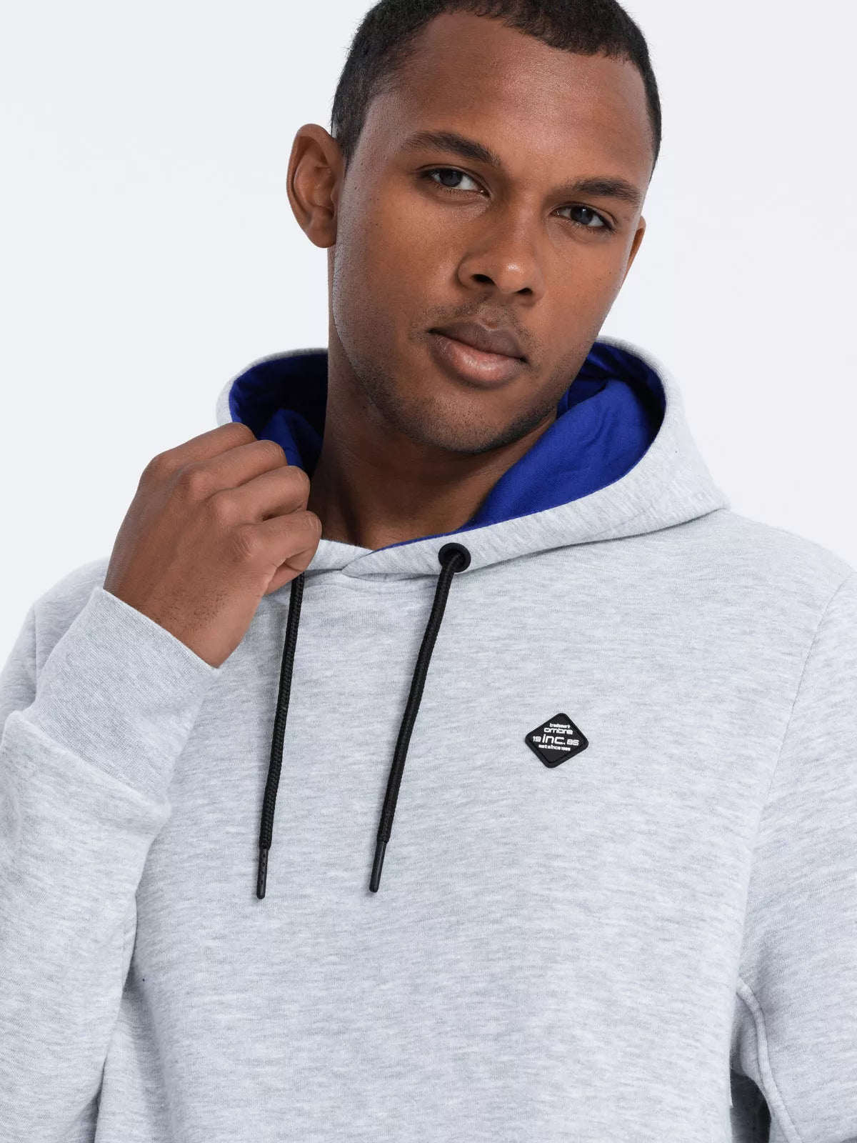 Gray men's sweater Runo