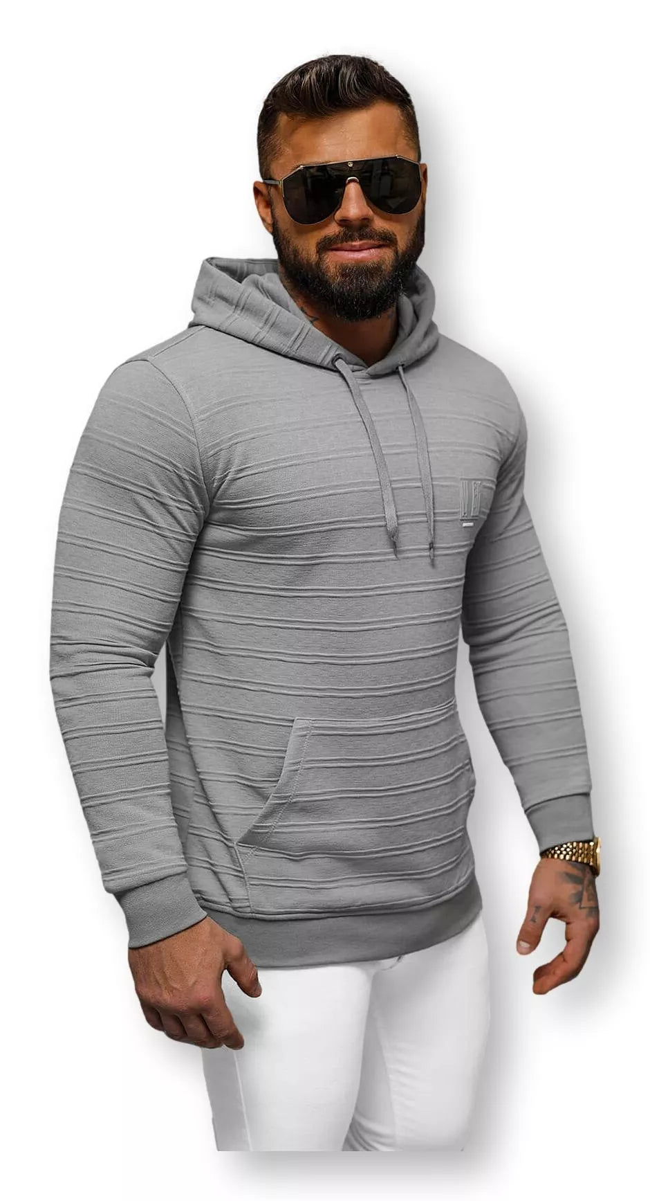 Men's gray sweater Solar