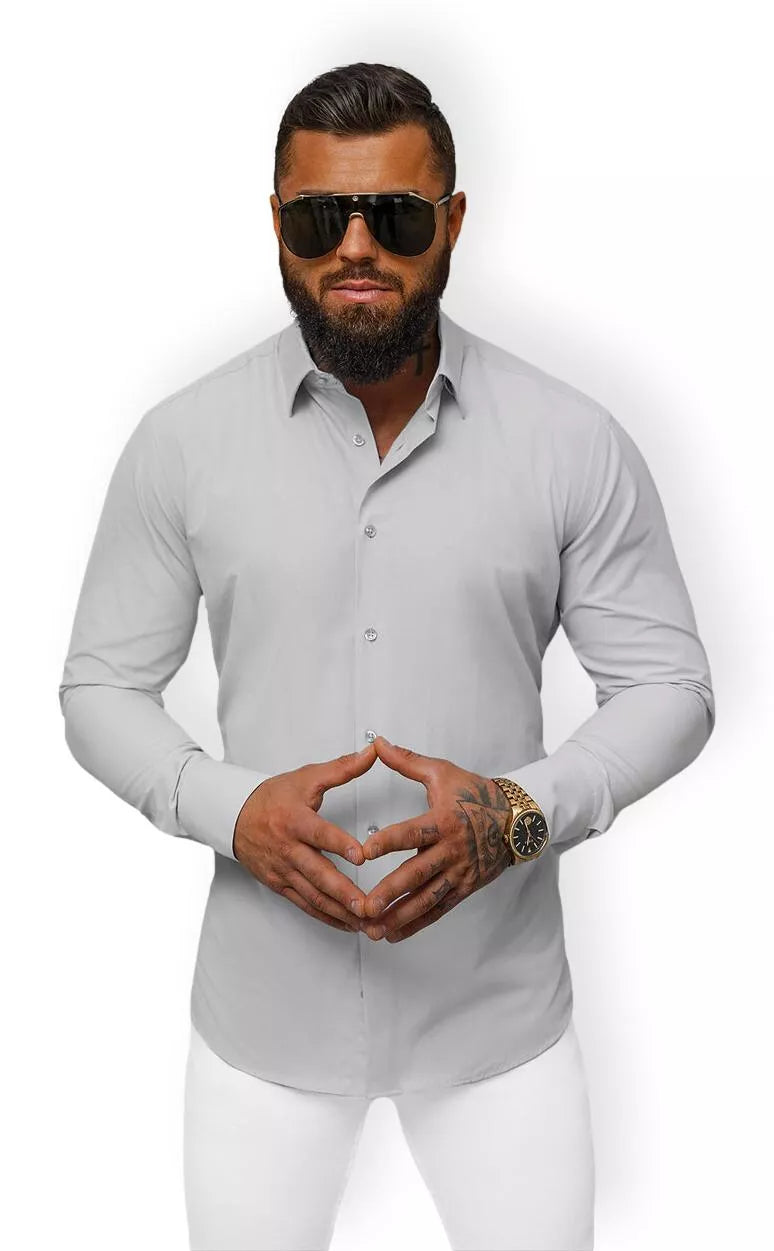 Men's gray shirt Garone