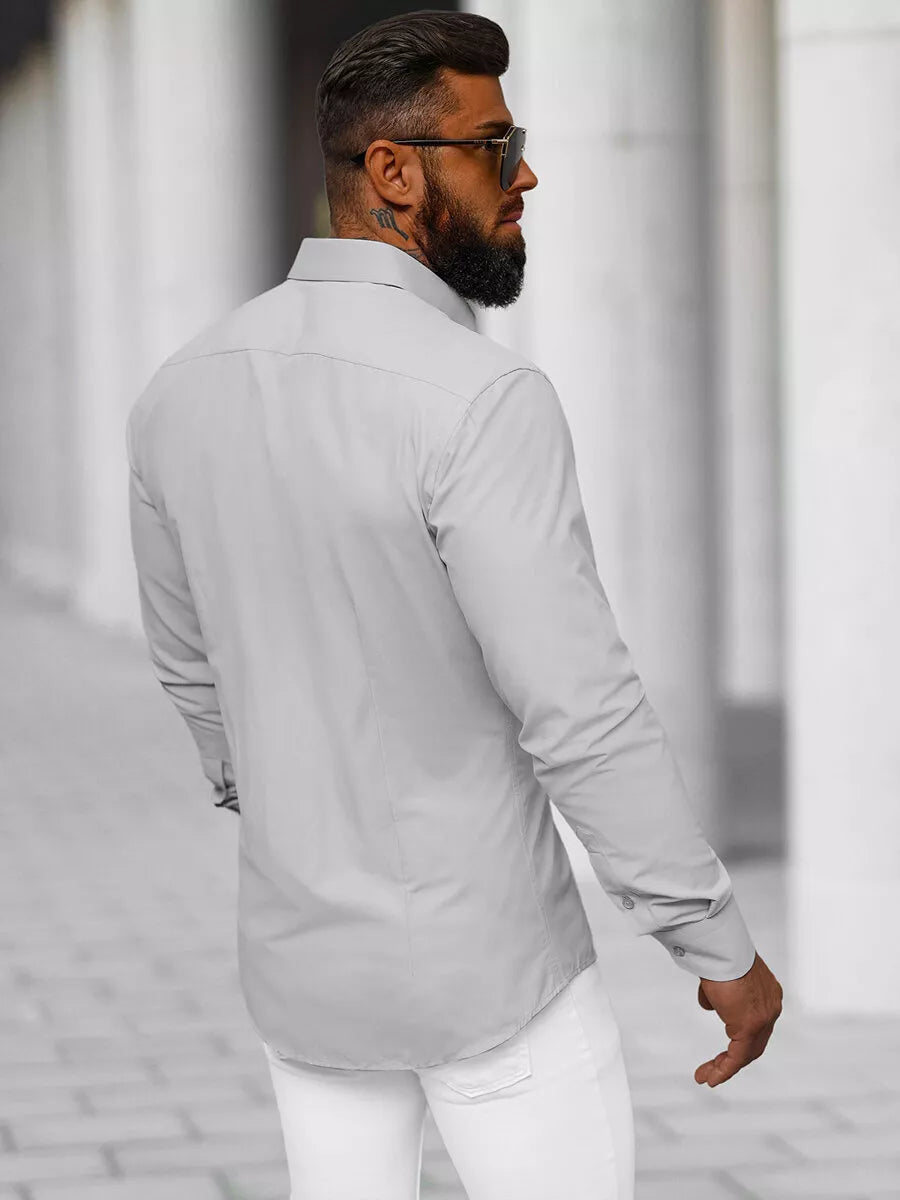 Men's gray shirt Garone