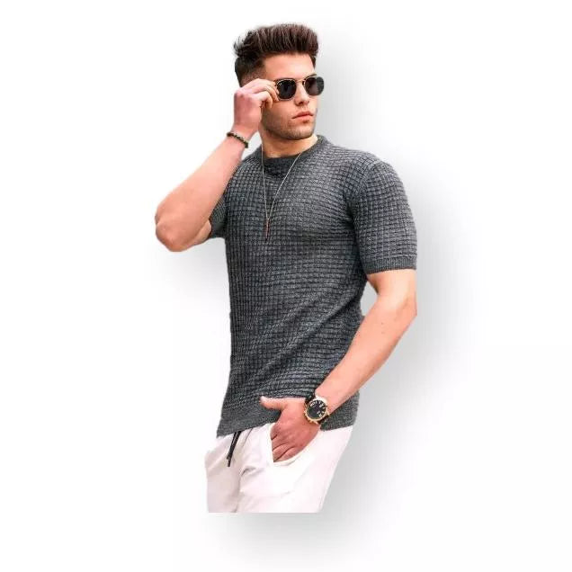 Men's gray T-shirt Tamari