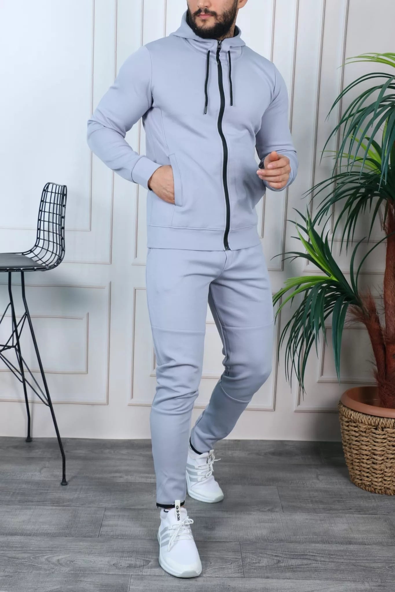 Grey men's tracksuit Neril
