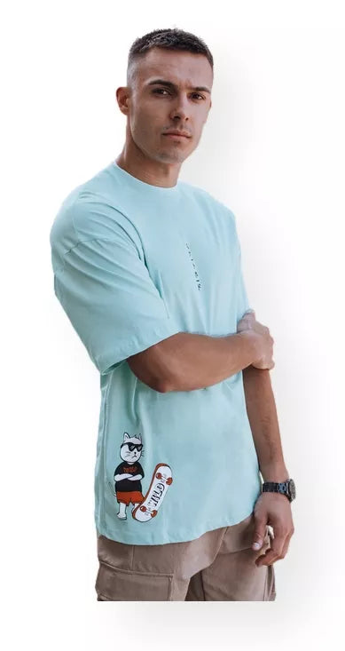 Men's mint T-shirt Wild