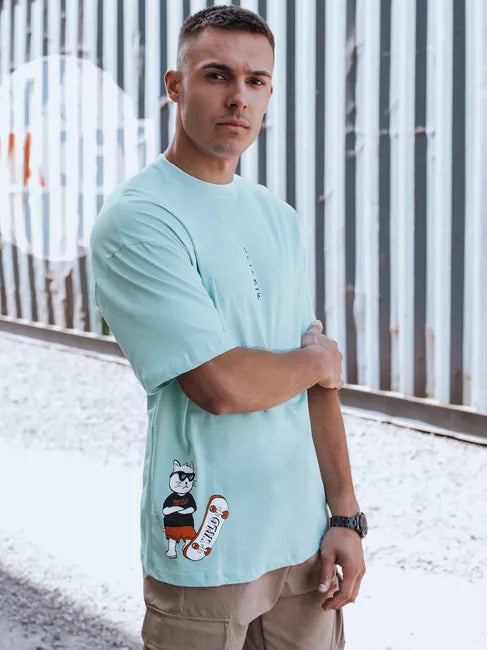 Men's mint T-shirt Wild