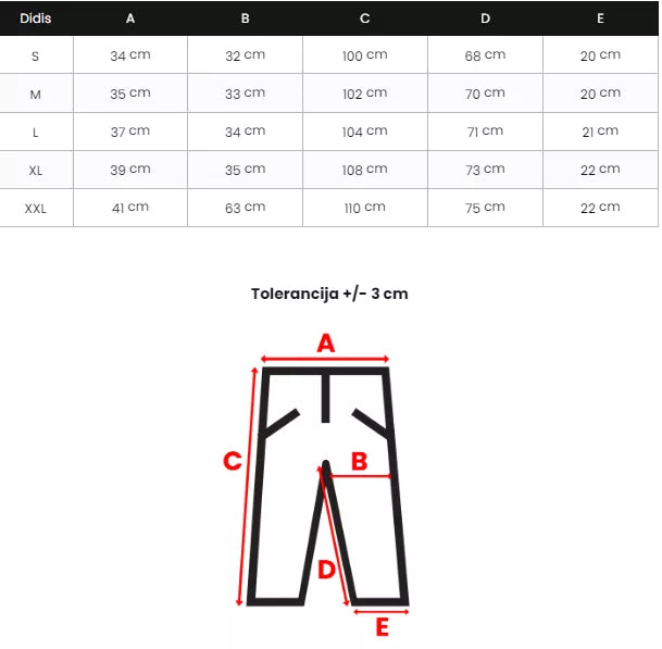 Men's wide khaki pants Deril