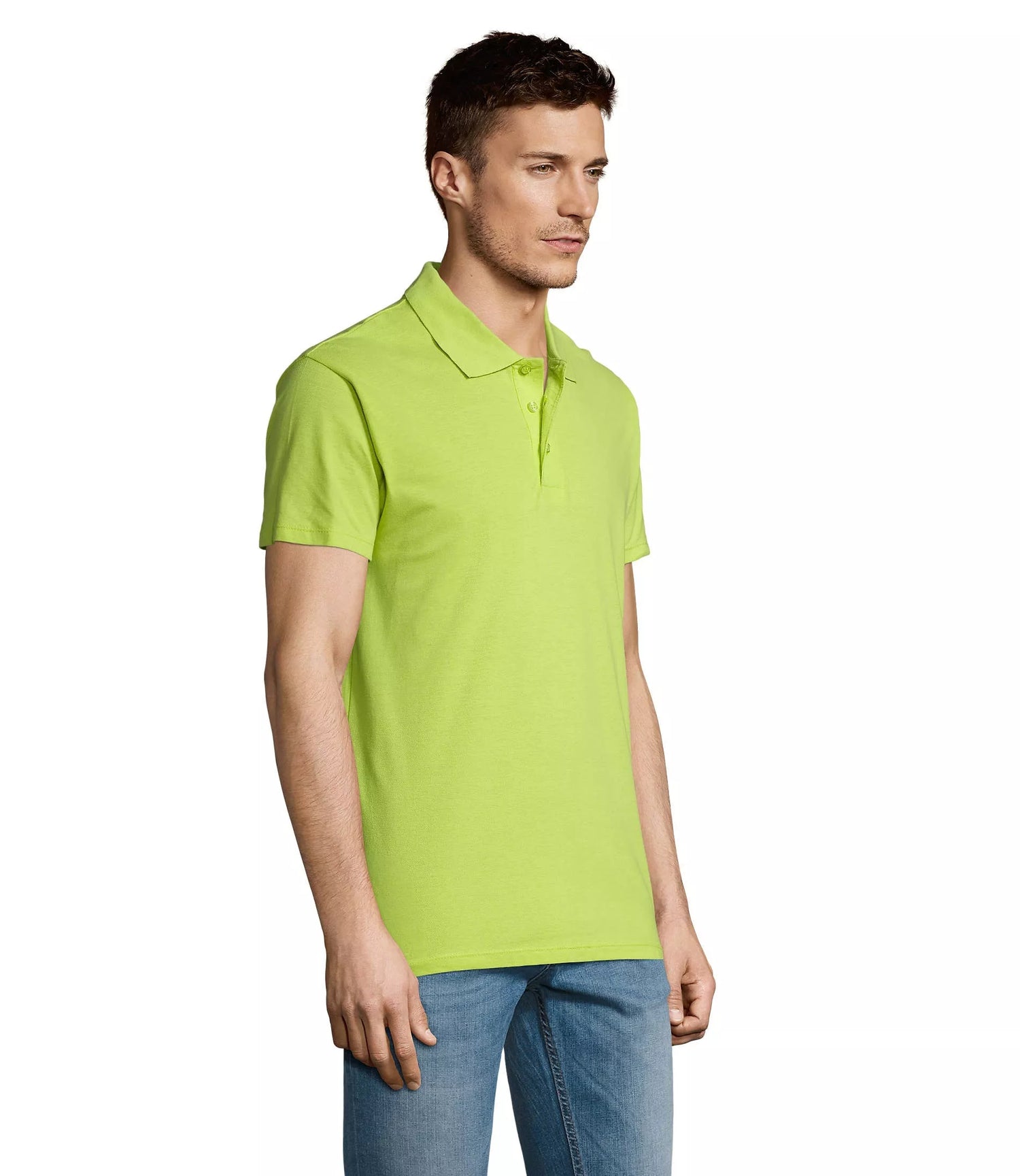 Men's light blue polo shirt Summer