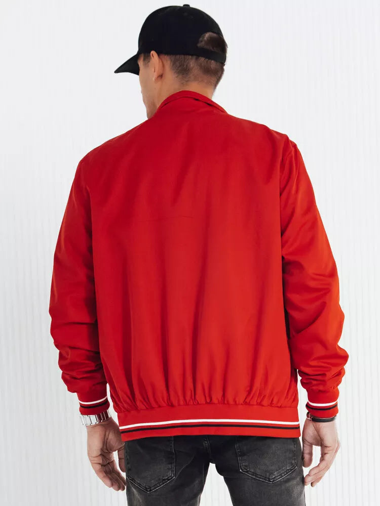 Men's red jacket in Norway