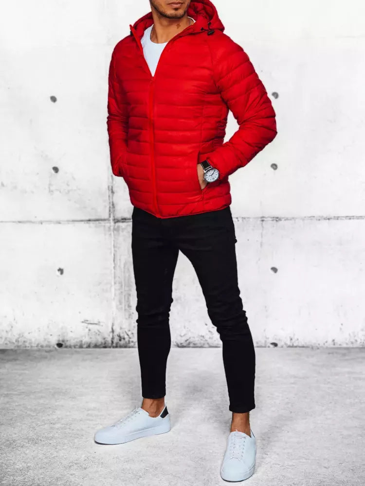 Men's red spring jacket Serg