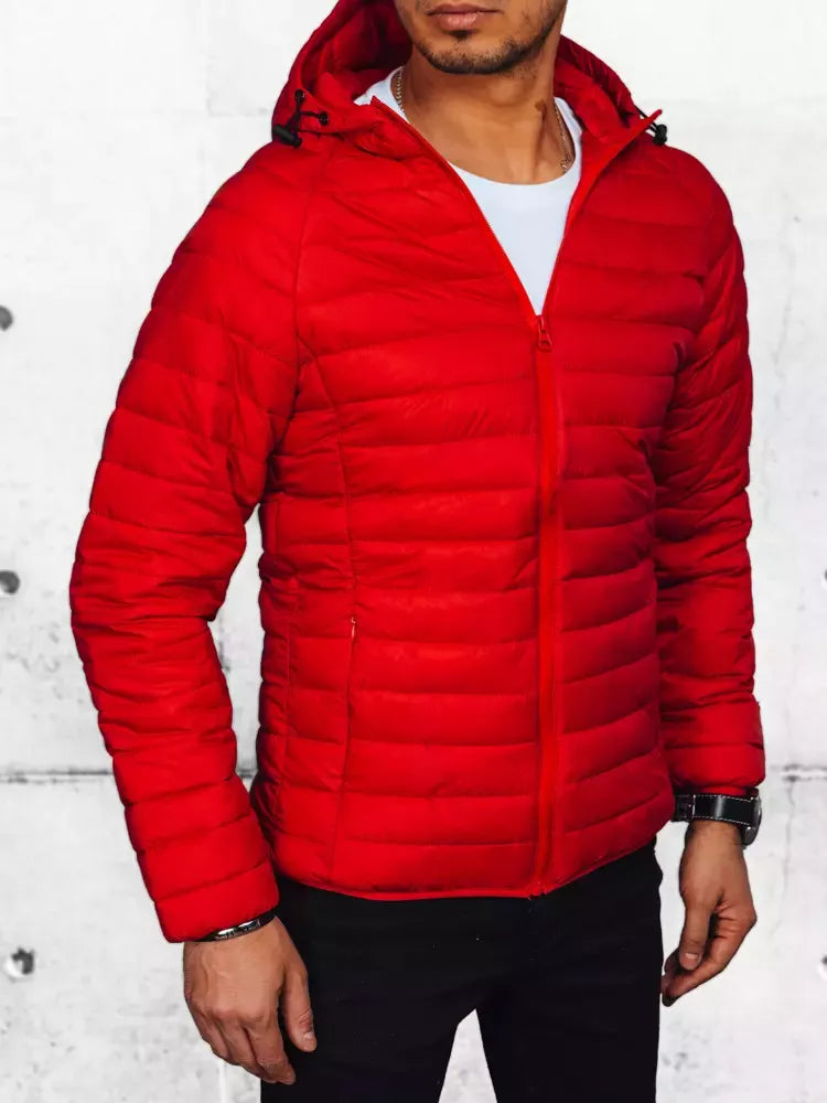 Men's red spring jacket Serg