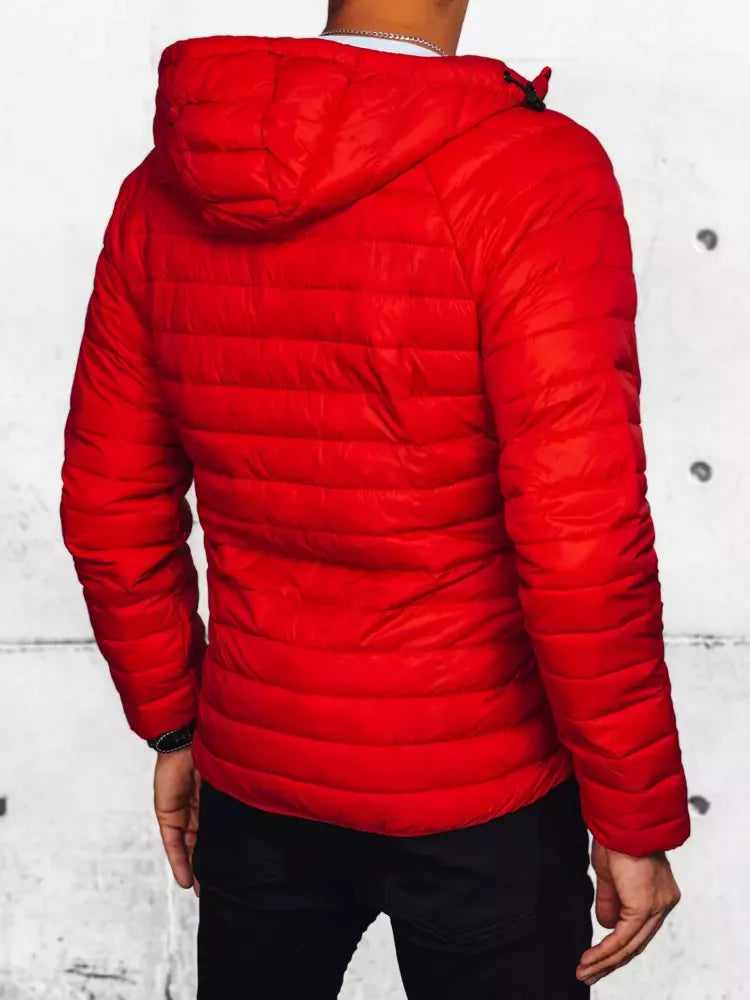 Men's red spring jacket Serg
