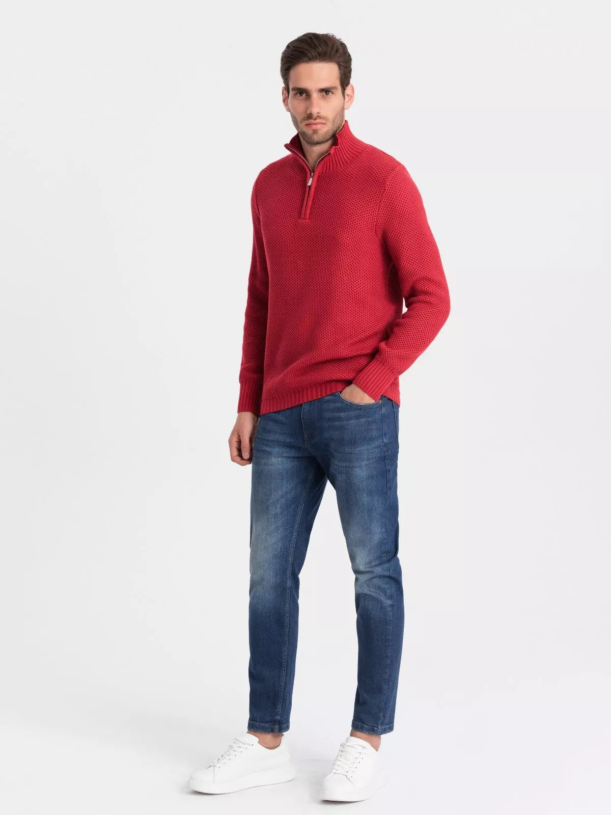 Men's red sweater Felix