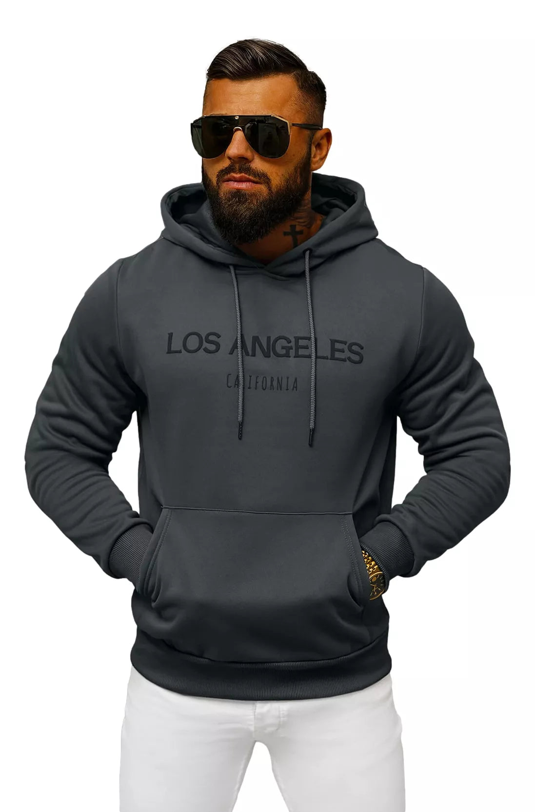 Men's red sweater Los Angeles