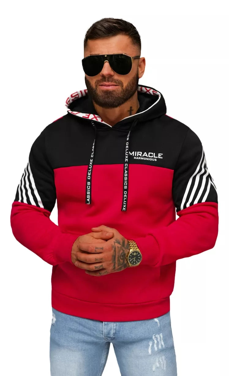 Men's red sweater Miracle