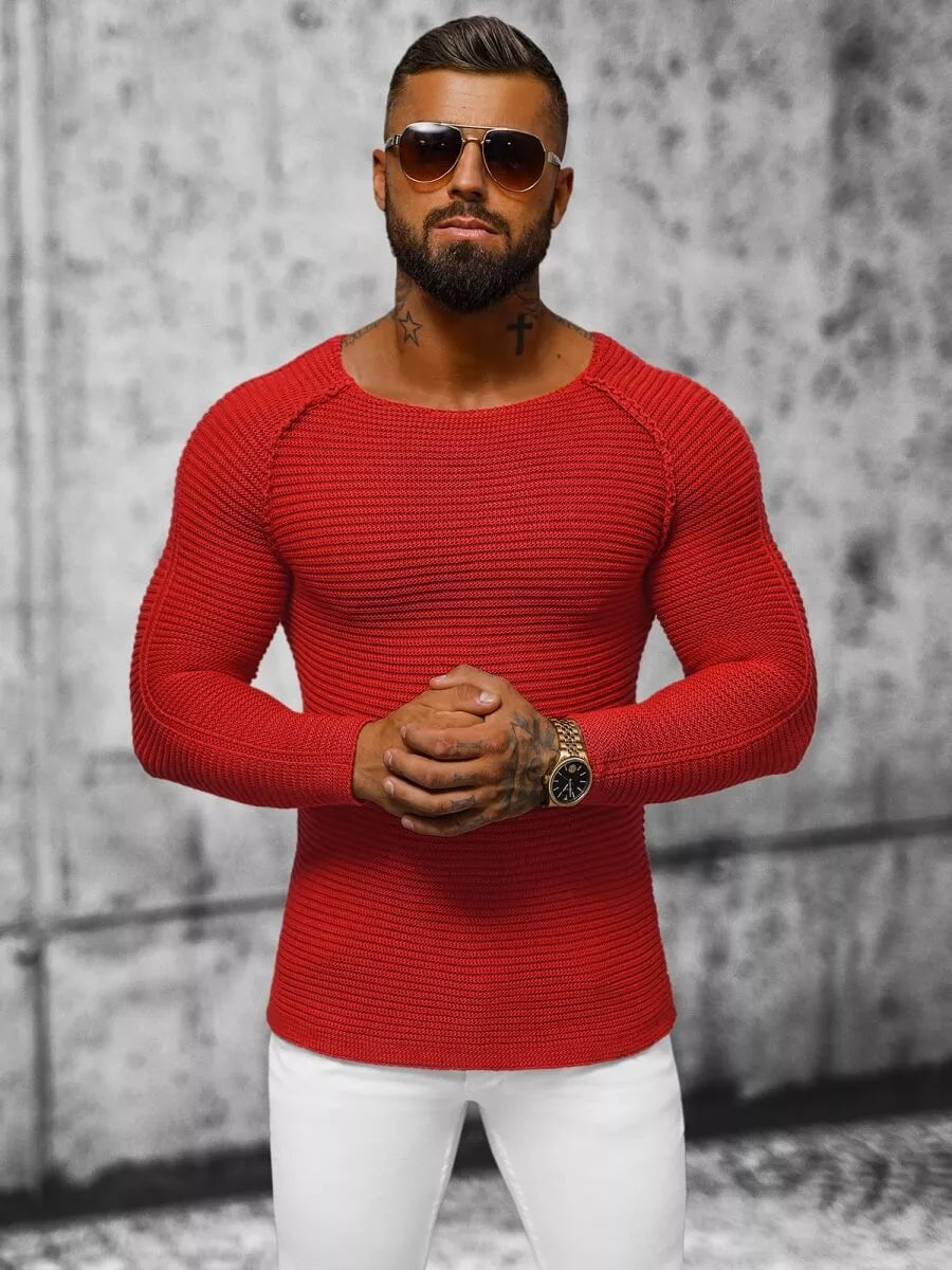 Men's red sweater Terel