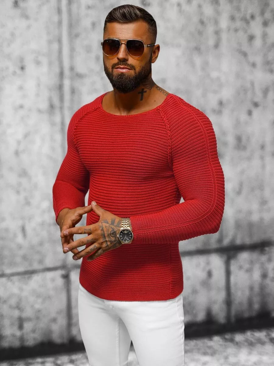 Men's red sweater Terel