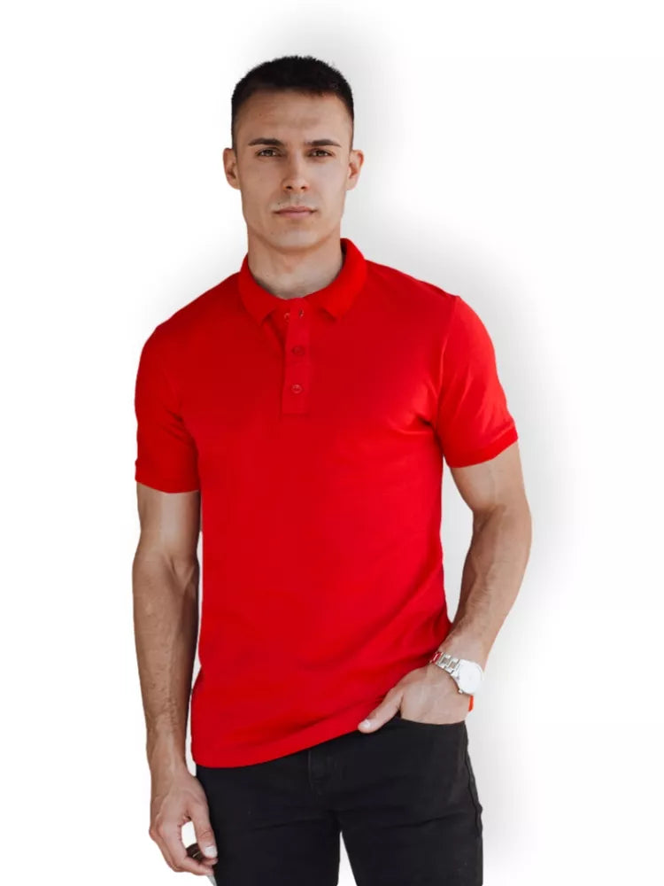 Men's red polo shirt Metrol