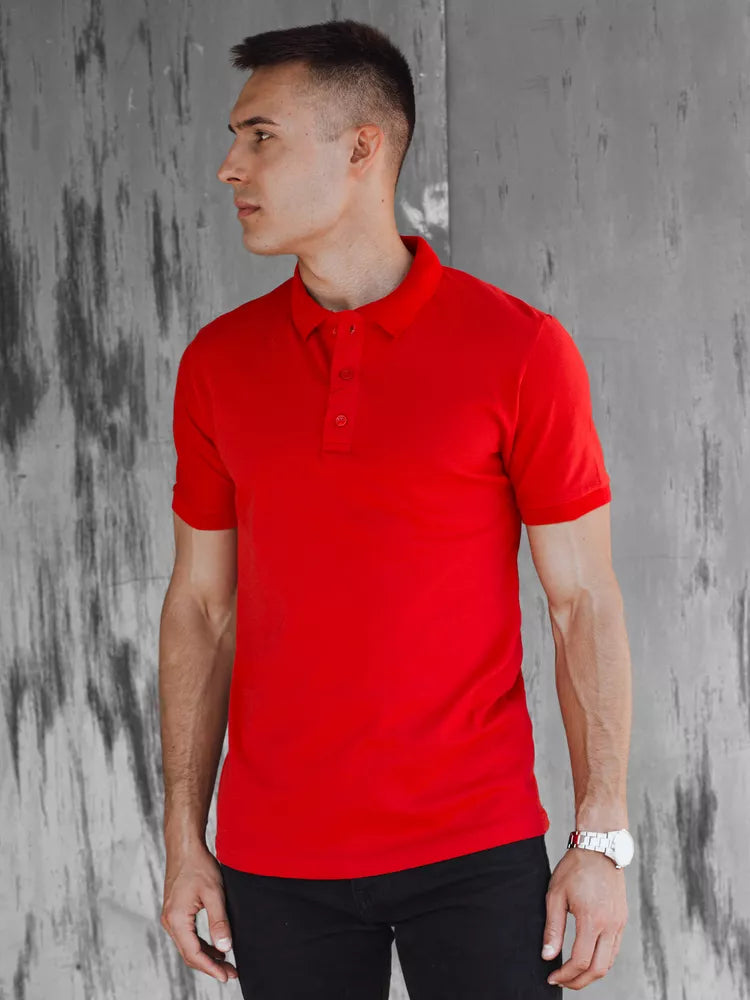 Men's red polo shirt Metrol
