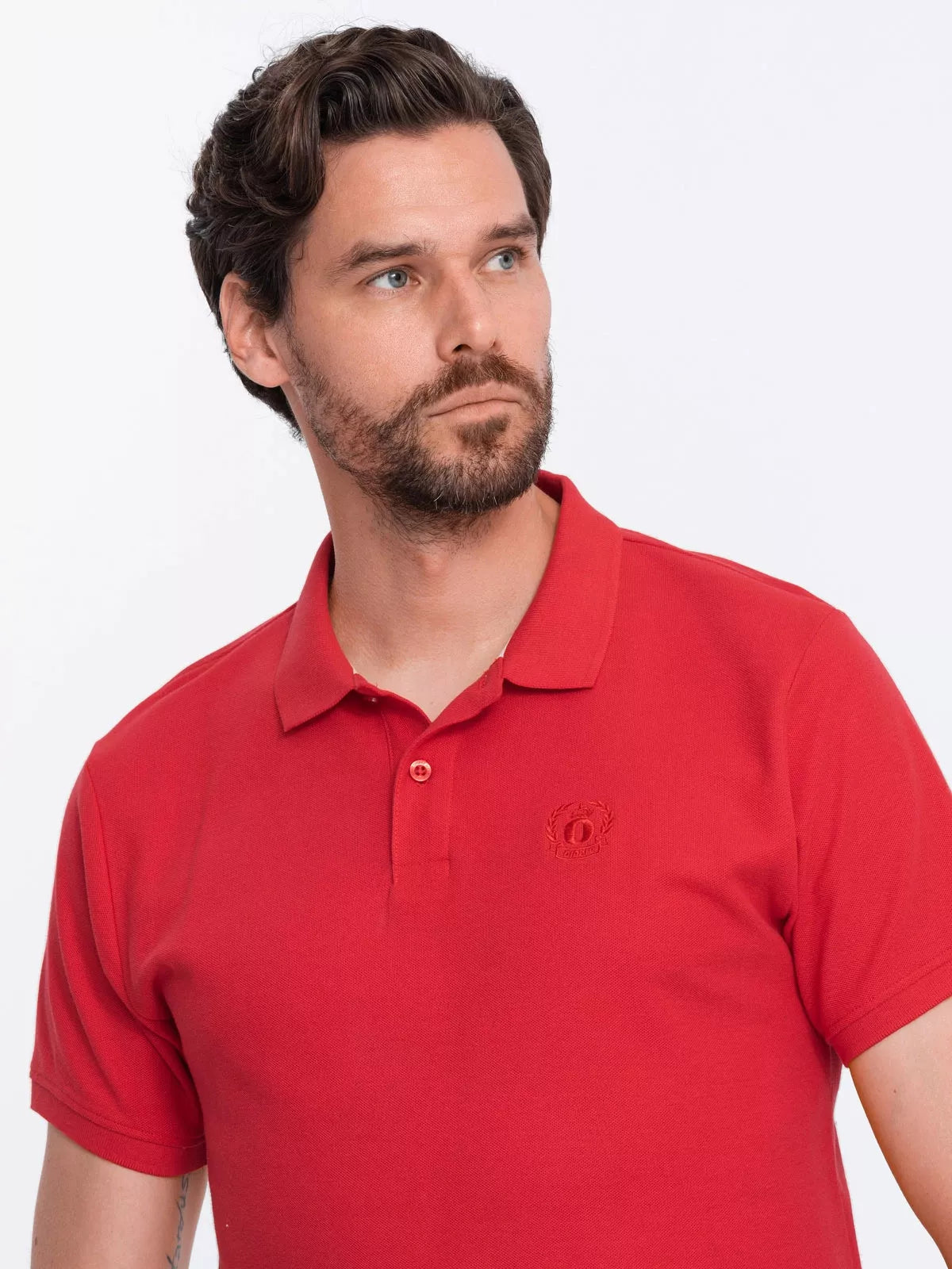 Men's red polo shirt Cristan 