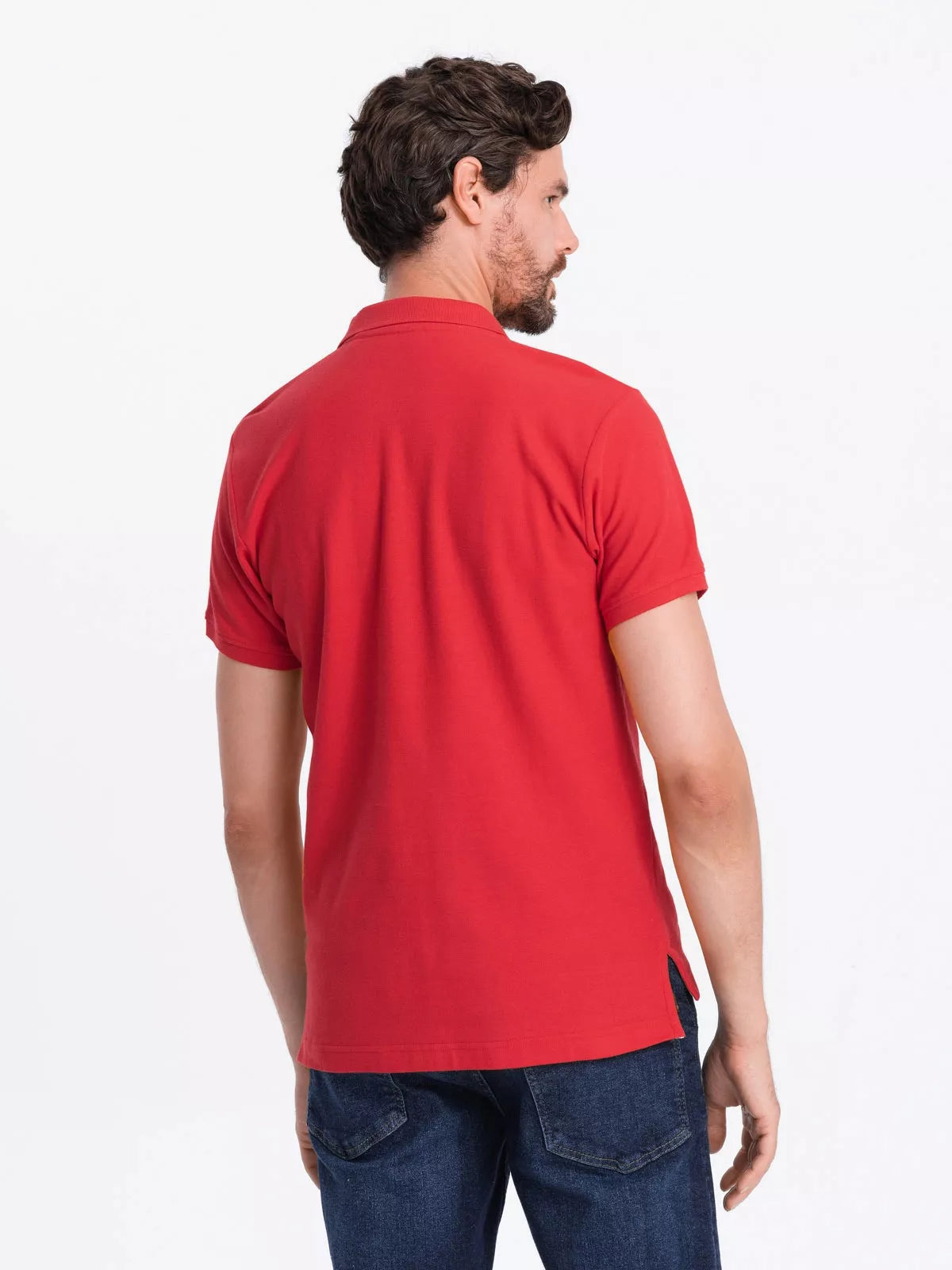 Men's red polo shirt Cristan 