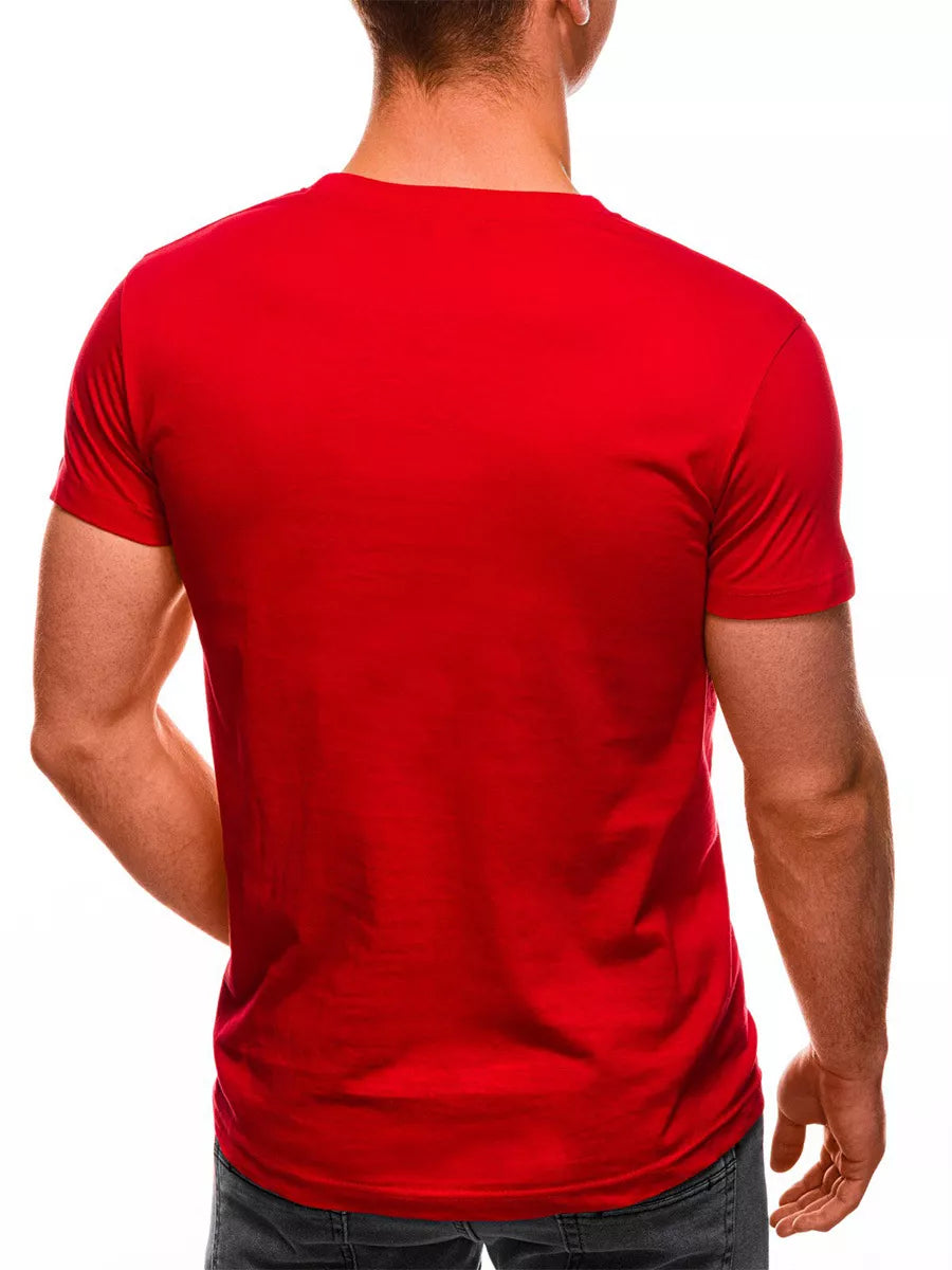 Men's red T-shirt WHAT ARE YOU?