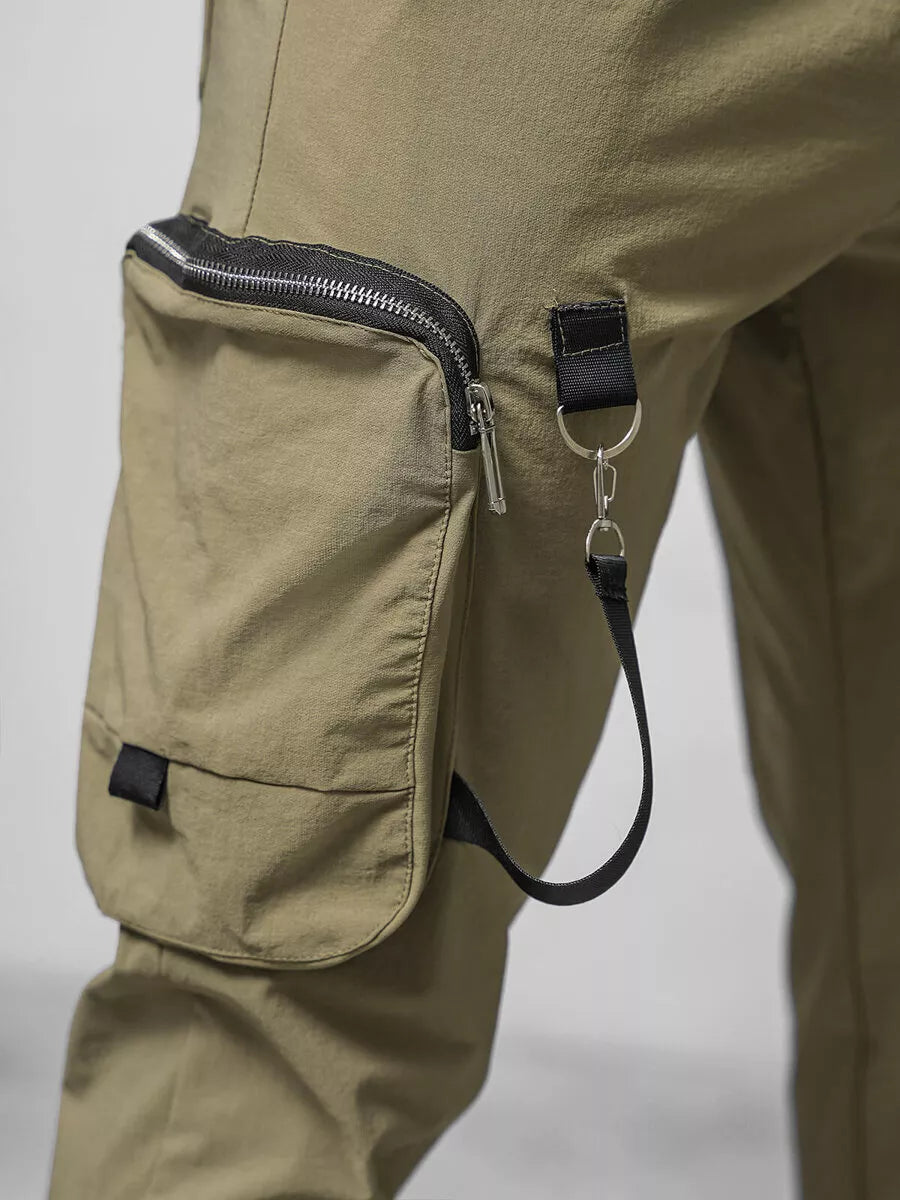 Men's beige joggers Simos