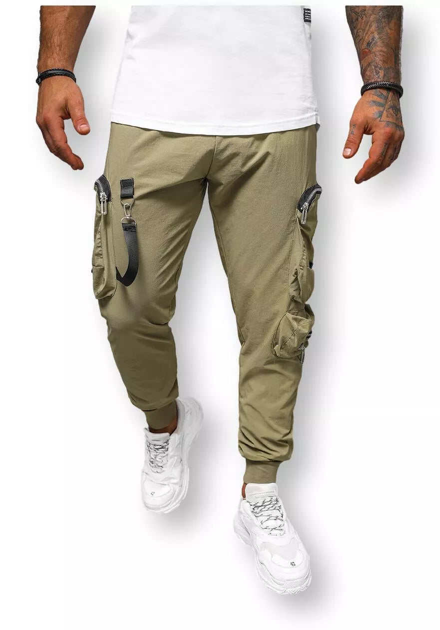Men's beige joggers Simos