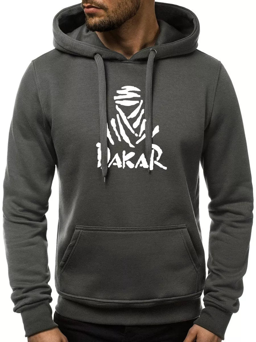 Men's graphite hoodie Dakar