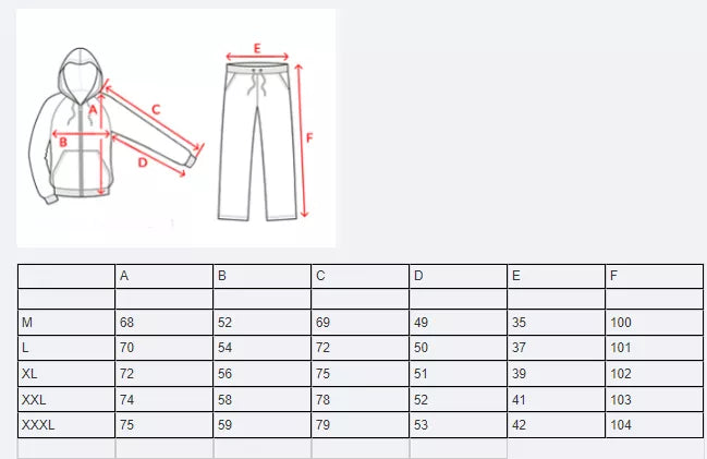 Men's white retro sports set.