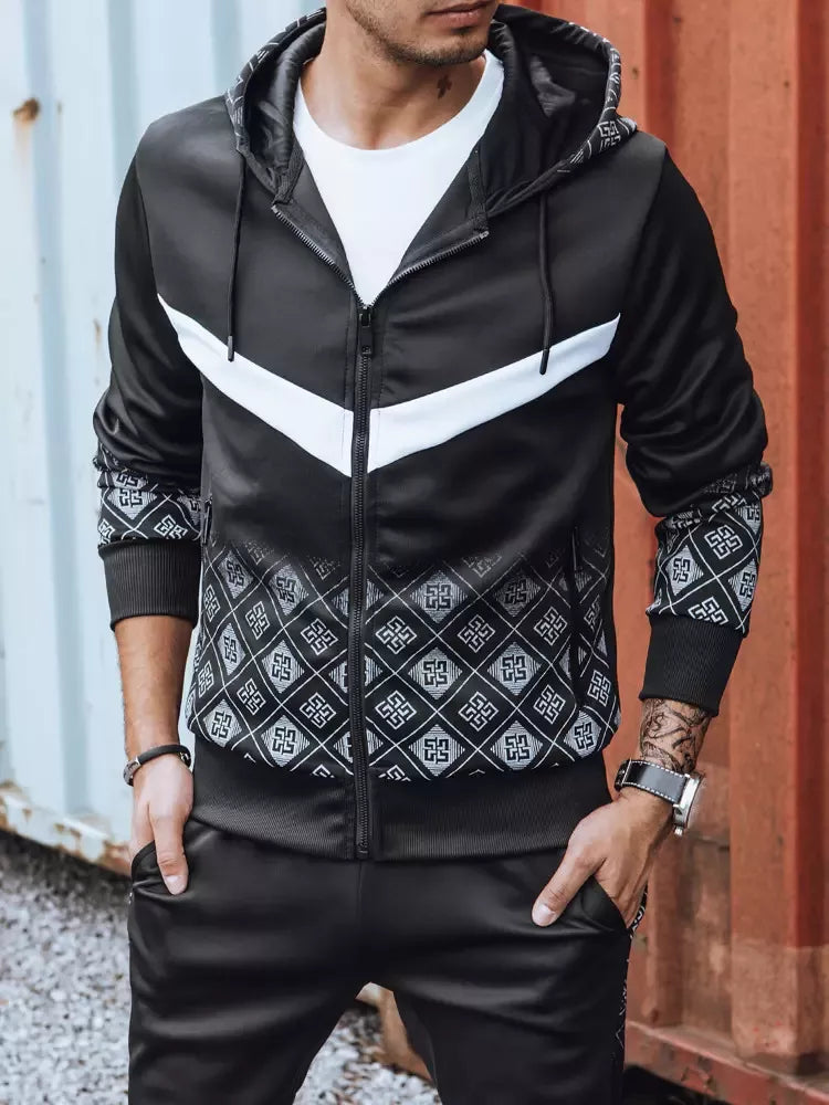 Men's black Vego sports set.